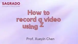 Tutorial Video 2022 - How to Record a Video Using Zoom
