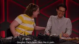 Zac Oyama and Izzy Roland interacting for 