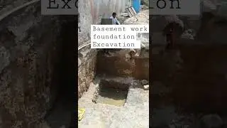 basement work #construction #civilengineering #foundation #excavation