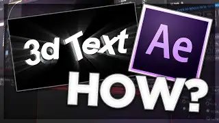 Element 3D Text Tutorial | Black Text Fix! | Works with low end pc's and laptops | After Effects Tut