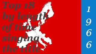 Eurovision 1966 - Top 18 by length of time singing the title