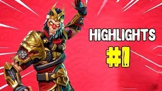 Fortnite Highlights #1 - лучшие моменты #1