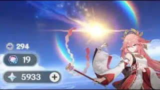 Wishing for C6 Yae Miko (Genshin Impact)