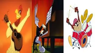 Looney Tunes Theme (Isolated Bass, Percussion, and Piano)
