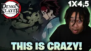 This Demon IS WICKED... | Demon Slayer Reaction 1x4,1x5