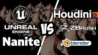 Intro to Unreal Engine 5 Nanite: Better than Houdini, Blender, zBrush?