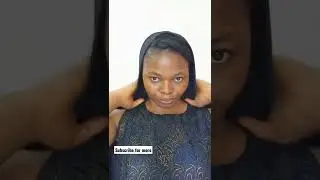 Natural Hair hack for Spring. #spring #naturalhair #headwrap #short