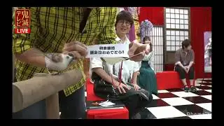 Agatsuma Zenitsu Birthday! Hiro Shimono eats cake with Thunder Breathing techniques!