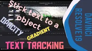 Davinci Resolve 19 | Tracking Effect For text | Planar tracker 