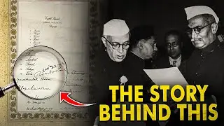The story behind these signatures on our constitution | Pandit Jawaharlal Nehru | Dr Rajendra Prasad