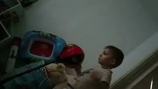 Demid Boxing a bag 1223