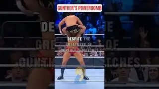 Gunther NEEDS a real finisher ? 