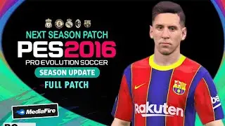 CARA INSTAL PES 2016 UPDATE SEASON 2021 DI LAPTOP ATAU PC | Update Pemain, Logo dan Jersey