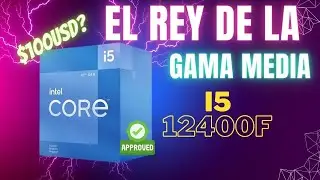 El MEJOR procesador de GAMA MEDIA ECONOMICO i5 12400f unboxing CALIDAD PRECIO