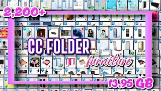 13.95 GB SIMS 4 FURNITURE CC FOLDER 2,200+ ITEMS | TrinityRarity