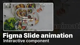 Slide animation in figma