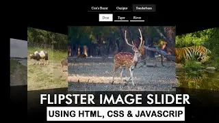 Flipster 3D  JS Tutorial | Carousel Slider
