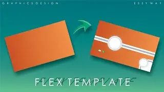 Corel Draw Graphics Design. Creating A Flex Template. || Error and try || 