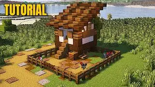 Classic Chicken Coop w/ Egg Farm - Minecraft Tutorial - Easy