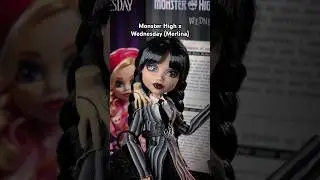 Monster High me regalo las muñecas de Wednesday (Merlina) y Enid!