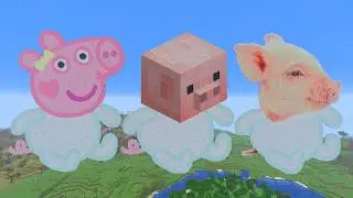 Evie Pig Minecraft Compilation