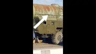 Russian Topol ICBM (well maintained) carrier in an accident