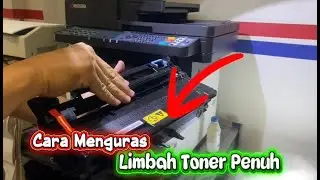Cara Menguras Limbah Toner Kyocera ma4000x ma2540dn ma2040dn / how to drain waste toner Kyocera