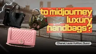 Midjourney designing the top 3 luxury handbags?