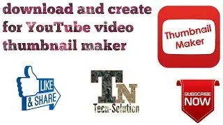How to download thumbnail of any youtube video in mobile phone/android d by techno naren
