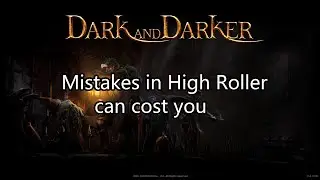 ONE MISTAKE COSTS YOU!!! #darkanddarker #gaming #subscribe #wizard #highroller