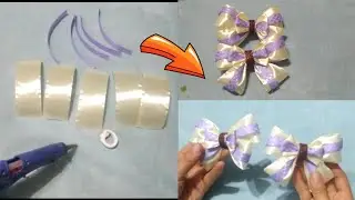 Лентадан чиройли бантик ясаш /Сделайте красивый бант из ленты