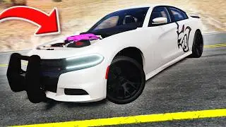 I Hellcat Swapped a V6 Dodge Charger in BeamNG Drive