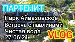 ПАРТЕНИТ – Вся ПРАВДА. Парк Айвазовское. Неожиданная встреча с ПАВЛИНАМИ. 27.06.21