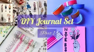 DIY Journal Set / How to make handmade journal supplier set at home (part 1)