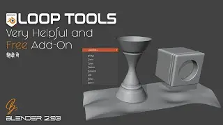 How to use Loop Tools in Blender | Blender tutorials in Hindi | Blender Tutorials