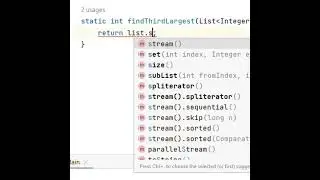 Find the second largest element using Java 8. | #java #javainterviewquestionsandanswers  #shorts