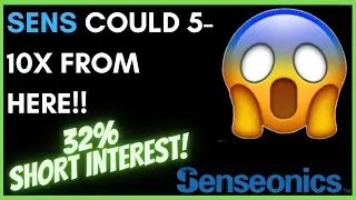 SENS STOCK COULD 5-10X FROM HERE! - 32% SHORT INTEREST! - (Senseonics Stock Analysis)