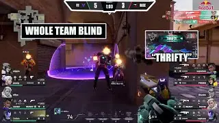 Most Comical Thrifty in Valorant Tournament | Rise vs V1 | Whole Team Blind | Valorant