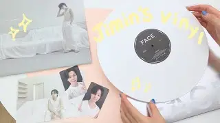 🫧 순백의 심플한 FACE 바이닐 언박싱 💿 BTS 지민 솔로앨범 LP로 소장하기