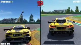 Automobilista 2 vs rFactor 2 [Corvette C8R GTE Comparison]