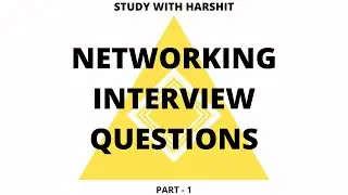 Networking Interview Questions // 5 Most Asked Networking Interview Questions // Part 1 // 
