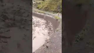 Дагестан.Цумадинского района.Саситли. Мощный селевой поток.
