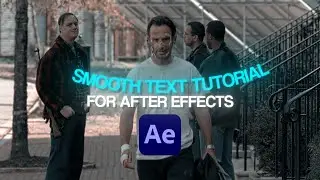 Smooth Text Tutorial For Tiktok Edits | After Effects