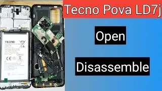 Tecno Pova LD7j open/Disassembly And Back Cover Remove