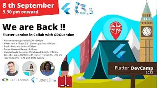 We are Back - Flutter London in Collab with GDGLondon!