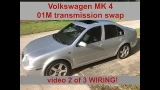 VW MK 4 trans swap 01M 2 of 3, wiring