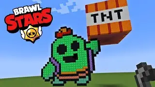 Will the EMERALD SPIKE from BRAWL STARS survive on the big TNT - minecraft ???