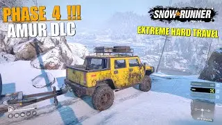 SnowRunner | NEW PHASE 4 | AMUR (Urska River) - EXTREME HARD travel  2K Gameplay