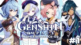 [Mono Element Co-Op Boss Rush!! | Genshin Impact]
