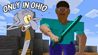 Squidward got to Ohio in minecraft